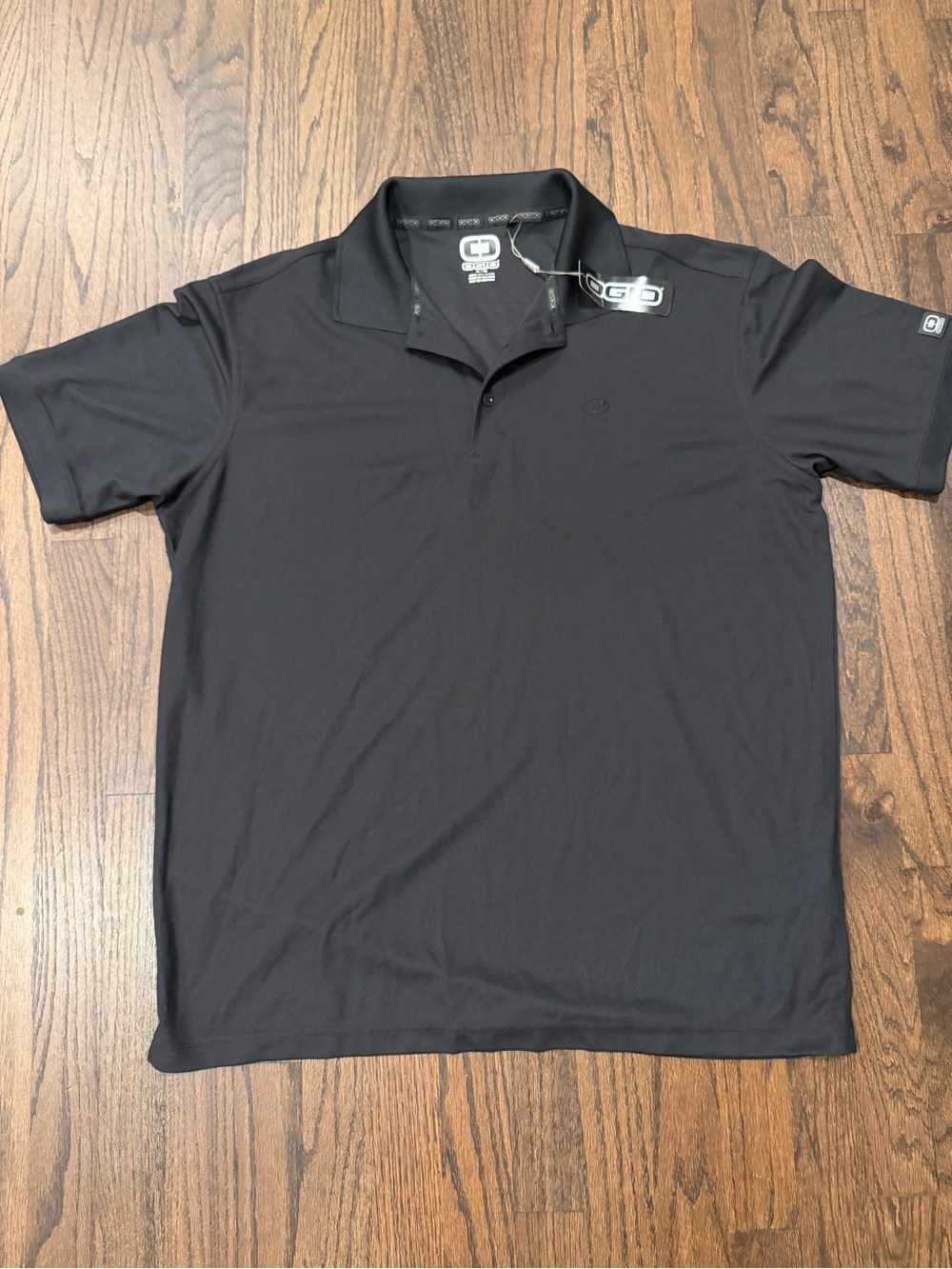 OGIO Men’s Black Short-Sleeve Polo